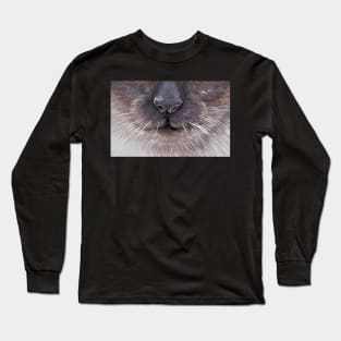 Siamese Cat Face Mask Long Sleeve T-Shirt